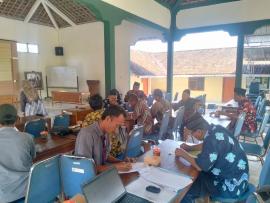 KEGIATAN PENDATAAN LP2B (LAHAN PERTANIAN PANGAN BERKELANJUTAN) TAHAP II DI KALURAHAN BLEBERAN